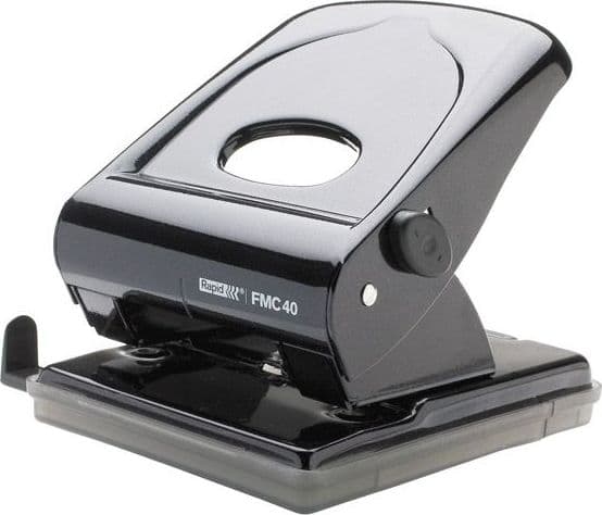 Rapid FMC40, 40 ark, Sort, 8 cm