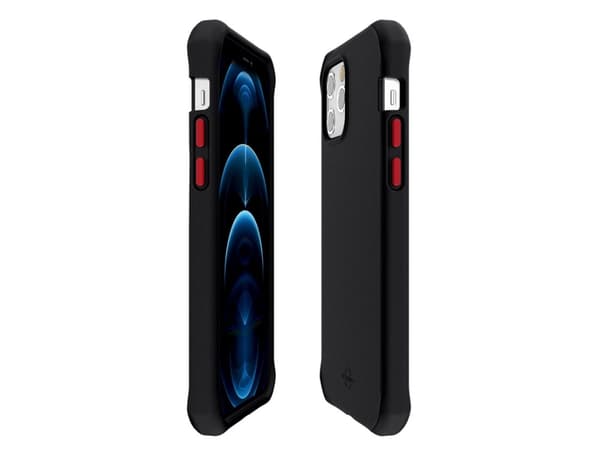 ITSKINS SUPREME R SOLID-cover til iPhone 12/12 Pro. Sort