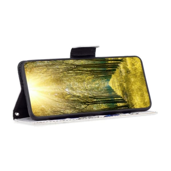 Plånboksfodral Samsung Galaxy S24 FE - Blåa och Vita Fjärilar