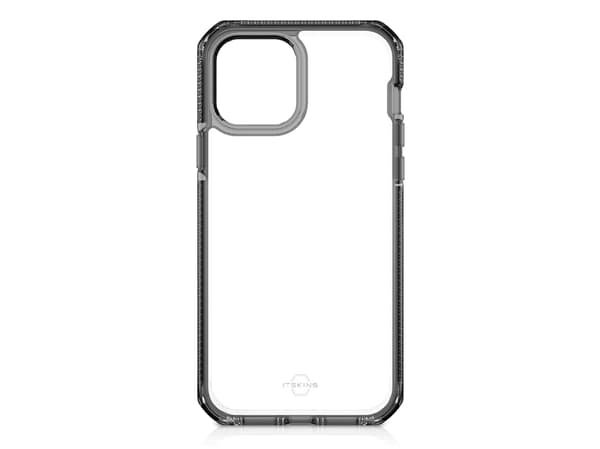 ITSKINS SUPREME CLEAR -kotelo iPhone 12 / 12 Pro®:lle. Grafiitti ja läpinäkyvä