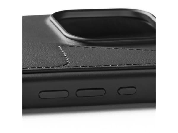 Troubadour Goods Limited Mujjo Wallet Leather Case - etui skórzane do iPhone 16 Pro Max kompatybilne z MagSafe (black)