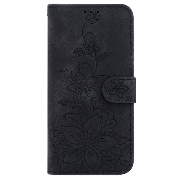 Til Xiaomi Redmi 14C 4G Cover Lily Flower Imprint Telefoncover med Støtte