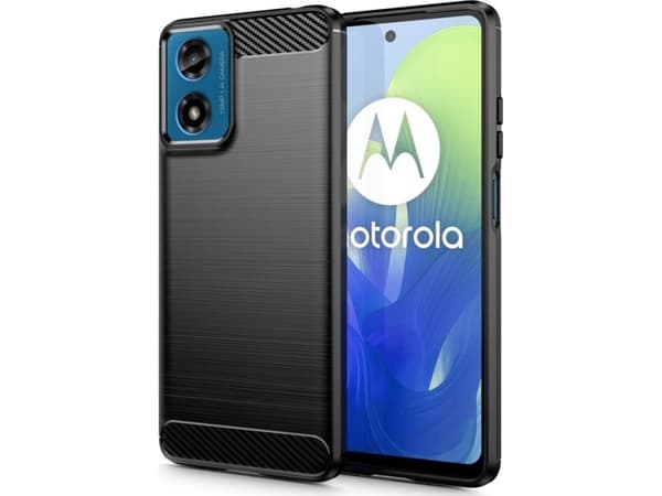 Tech-Protect TECH-PROTECT TPUCARBON MOTOROLA MOTO G24 / G24 POWER / G04 / E14 BLACK