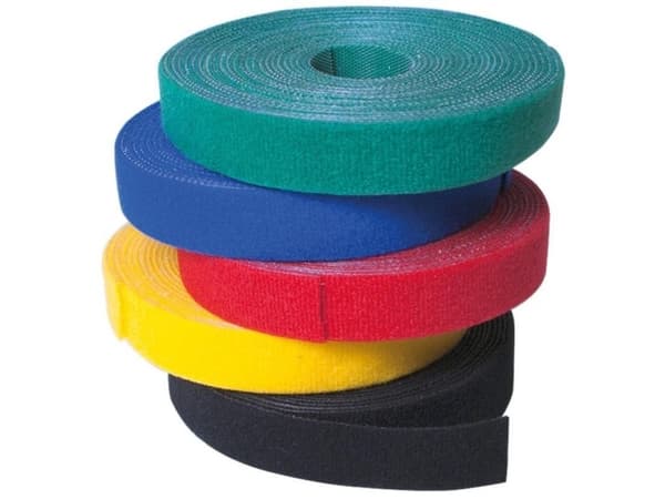 Techly ISWT-ROLL-2010BKTY, Nippusidekiinnitys, Nailon, Musta