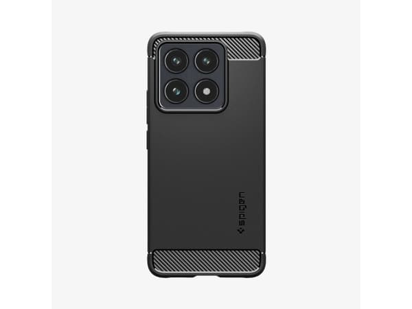 Spigen Rugged Armor, Omslag, Xiaomi, Xiaomi 14T Pro, 16,9 cm (6.67"), Svart
