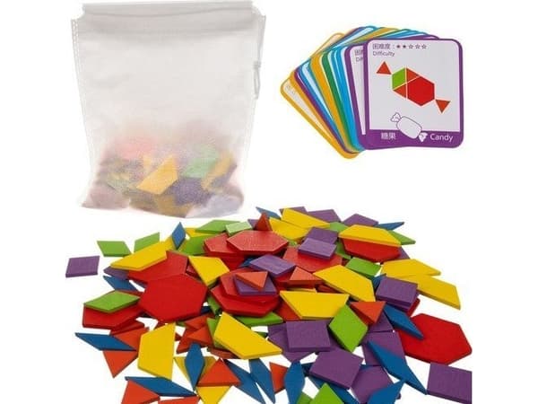 Kruzzel Pedagogiskt pussel - geometriska former
