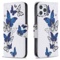 Miniatyrbillede 4 af 4: Plånboksfodral iPhone 16 Pro Max – Blåa och Vita Fjärilar