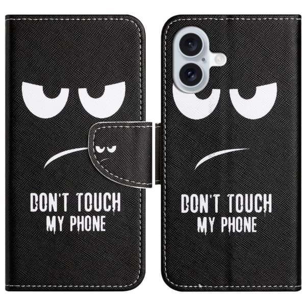 Plånboksfodral Apple iPhone 16 - Don’t Touch My Phone