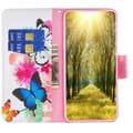 Pikkukuva 3 / 4: Plånboksfodral Apple iPhone 16 – Färgglada Fjärilar