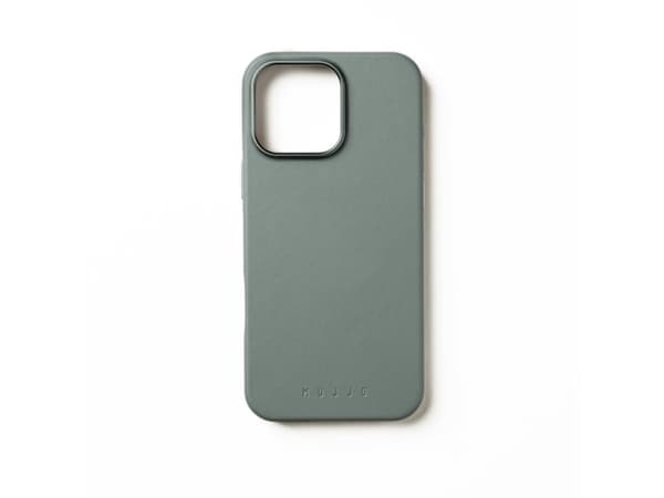 Mujjo odinis dėklas, skirtas iPhone 16 Pro Max – „Limited Edition“ Žalias Smoke