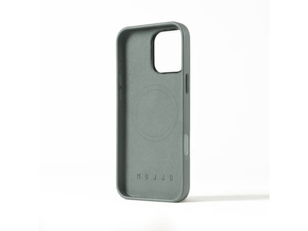 Mujjo odinis dėklas, skirtas iPhone 16 Pro Max – „Limited Edition“ Žalias Smoke