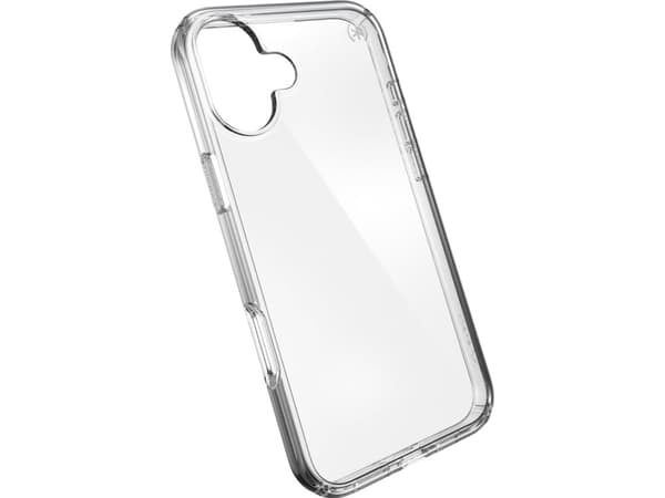 Speck Presidio Perfect Clear Apple iPhone 16 Plus Clear - with Microban, Cover, Apple, iPhone 16 Plus, 17 cm (6.7"), Transparent