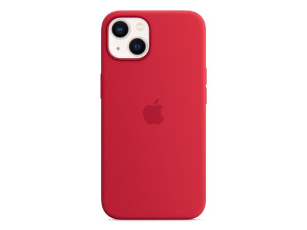 Apple - Baksidedeksel for mobiltelefon - MagSafe-samsvar - silikon - rød - for iPhone 13
