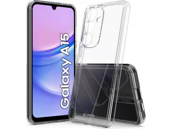 Crong Crong Crystal Shield-skydd - Samsung Galaxy A15 5G Fodral (Transparent)
