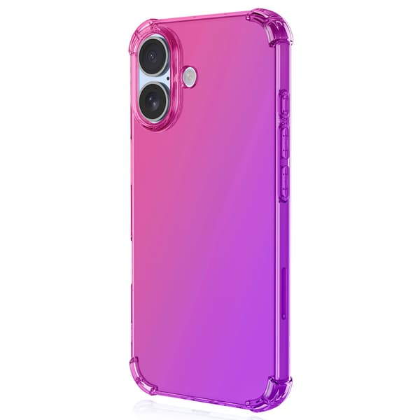 iPhone 16 - Stilrent Skyddande Gradient Silikonskal