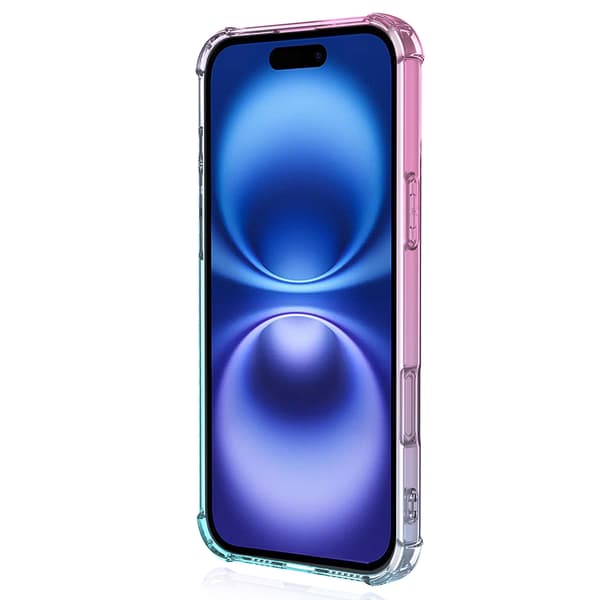 iPhone 16 - Stilrent Skyddande Gradient Silikonskal
