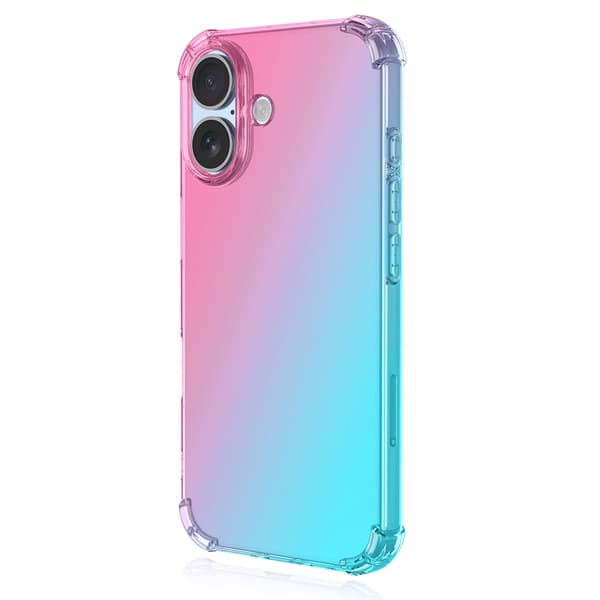 iPhone 16 - Stilrent Skyddande Gradient Silikonskal