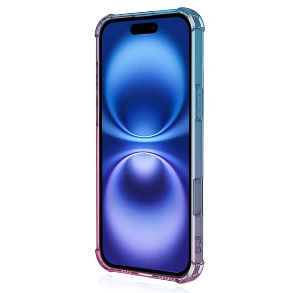 iPhone 16 - Stilrent Skyddande Gradient Silikonskal
