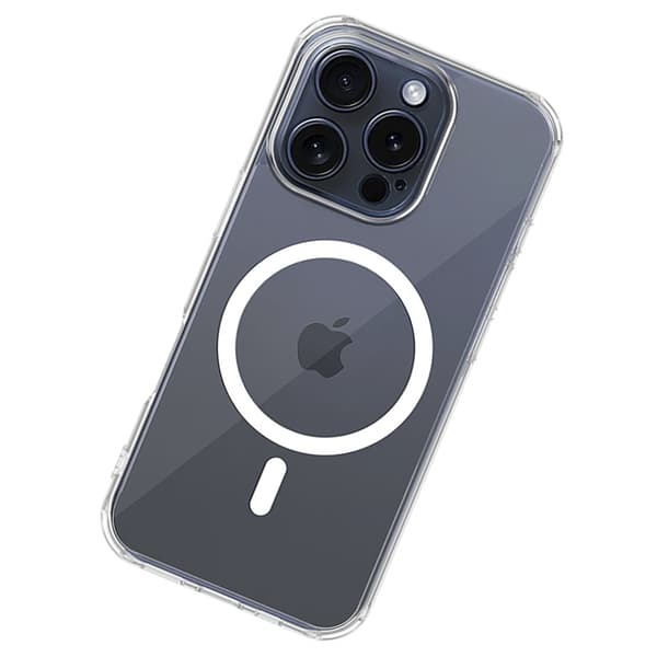 Magnetisk Trådlös Laddning - Stöttåligt Skal för iPhone 16 Pro Max!