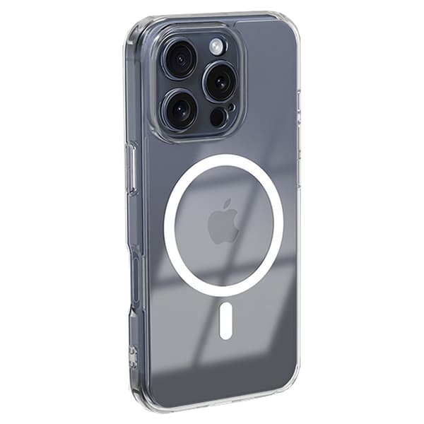 Magnetisk Trådlös Laddning - Stöttåligt Skal för iPhone 16 Pro Max!