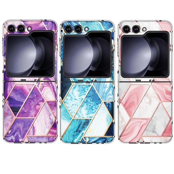 Exklusivt & Skyddande PC/TPU-Skal för Samsung Galaxy Z Flip 6 Lila
