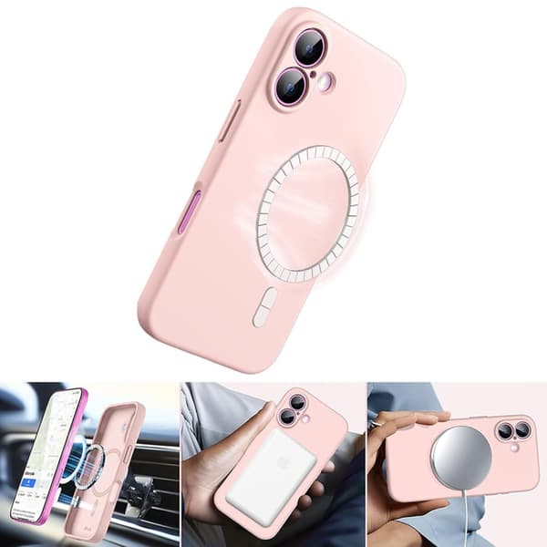 iPhone 16 - Skydd & Stil Med Magnetiskt Silikonskal i Flera färger