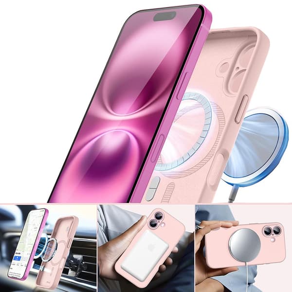 iPhone 16 - Skydd & Stil Med Magnetiskt Silikonskal i Flera färger