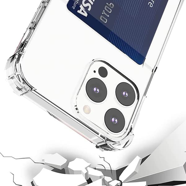 Säkert och Praktiskt Silikonskal med Airbagfunktion för iPhone 16 Pro Max