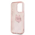 Miniatyrbild 7 av 8: Karl Lagerfeld iPhone 15 Pro Max Mobilskal IML Choupette Head - Rosa