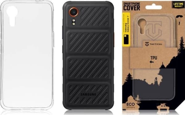 Veske Tactical Tactical TPU-deksel til Samsung Galaxy Xcover 7 Transparent