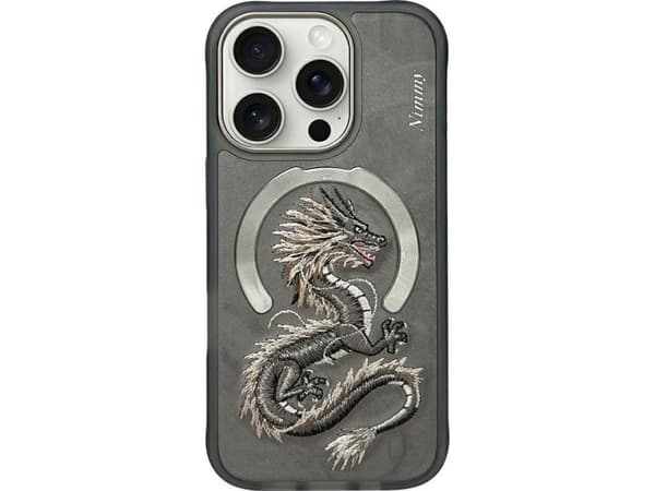 Etui Nimmy Dragon do iPhone 16 Pro szary standard