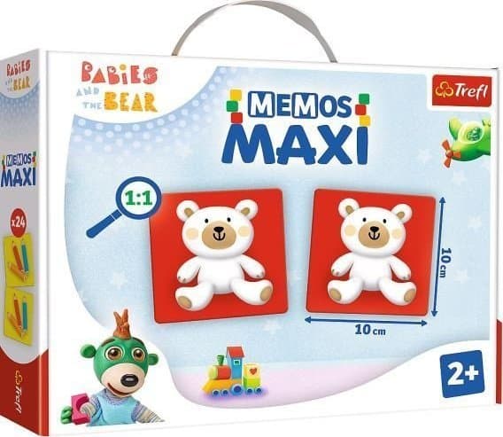 Muistiinpanot Maxi Bobbies ja Teddy Bears peli 02332 Trefl