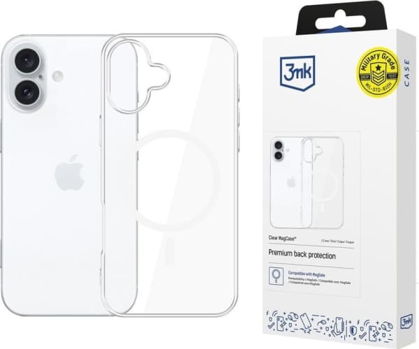 3MK Clear MagCase iPhone 16 Plus