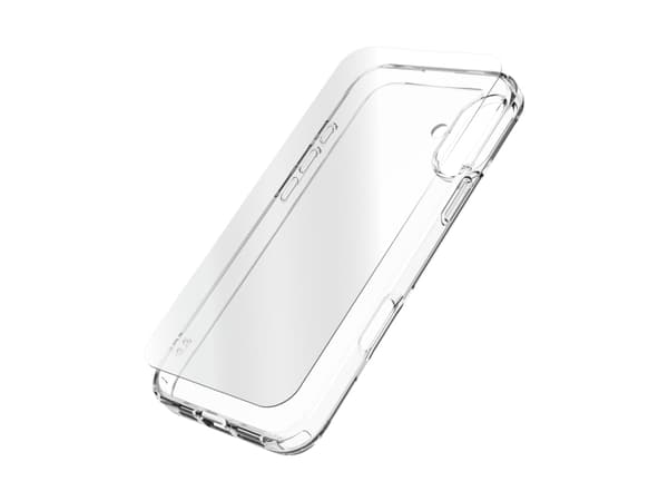 Zagg InvisibleShield Glass Elite 360 - Matkapuhelimen takakuori - kirkas - karkaistulla suojalasilla - Apple iPhone 16 Plus -puhelimelle