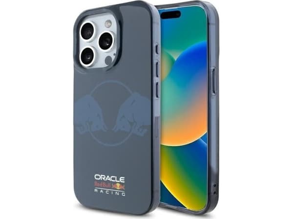 Red Bull Red Bull Red Bull PC/TPU Two Bulls Magsafe-deksel til iPhone 15 Pro Max Navy