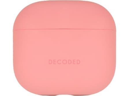 Decoded Silicone Aircase - skyddande silikonfodral för AirPods 4:e generation (rosa)