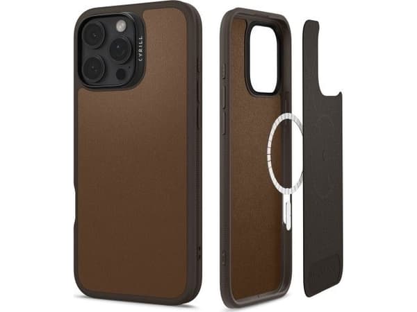CYRILL Kajuk Mag, Omslag, Apple, iPhone 16 Pro Max, 17,5 cm (6.9"), Brun