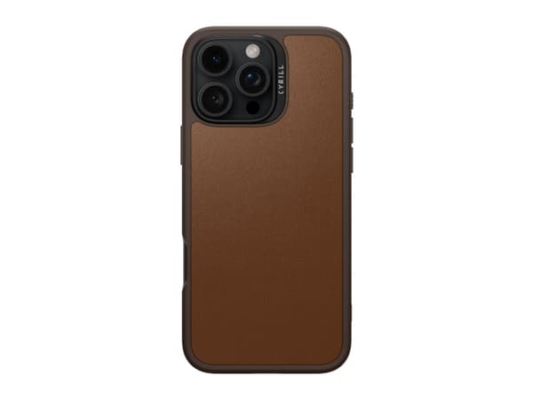 CYRILL Kajuk Mag, Omslag, Apple, iPhone 16 Pro Max, 17,5 cm (6.9"), Brun