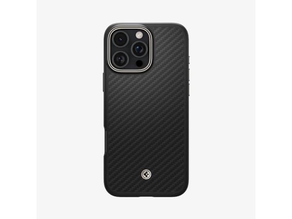 Spigen Enzo Aramid, Etui, Apple, iPhone 16 Pro, 16 cm (6.3"), Sort