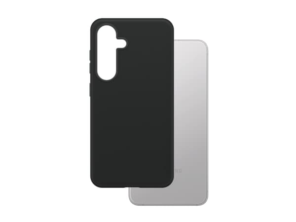 CARE by PanzerGlass - Baksidesskydd för mobiltelefon - 100% återvinningsbar termoplastisk polyuretan (TPU) - svart - för Samsung Galaxy S25