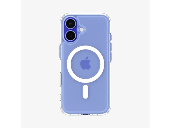 Spigen Ultra Hybrid T (MagFit + Camera Control) iPhone 16 Case White, Cover, Apple, iPhone 16, 15.5 cm (6.1"), Transparent, White