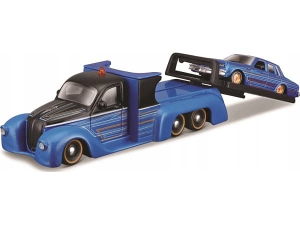 MAISTO 15055-42 Laweta + Chevrolet Caprice 1987 1:64 Maisto Design