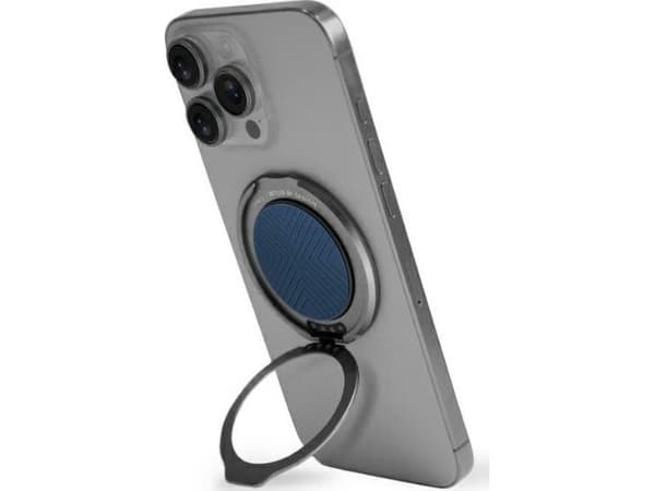 UNIQ Gripfit 360 Magnetfäste &amp; Kickstand Magnetisk hållare blå/safirblå