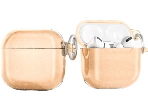 Glitter-kotelo AirPods 4:lle - kultainen