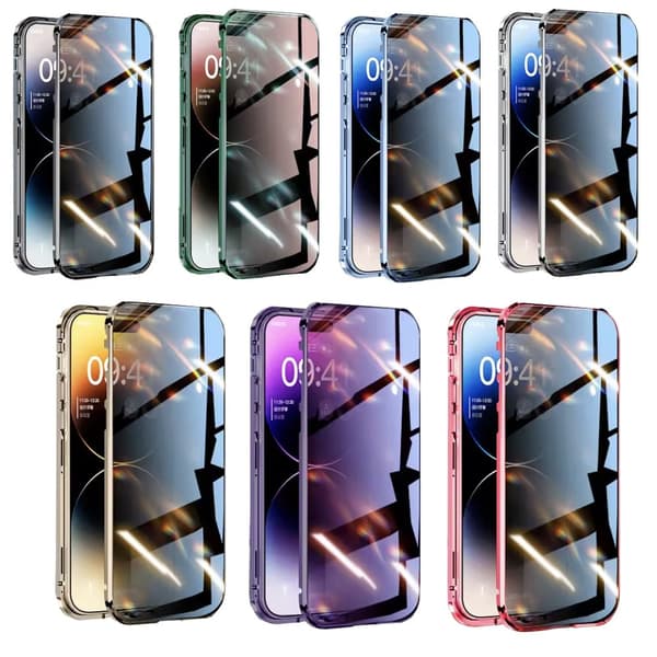 iPhone 16 Plus - Dubbelsidigt Skal Magnetiskt i Stilren Design