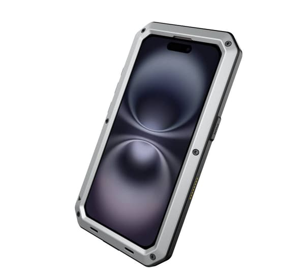 iPhone 16 Plus - Skyddande HEAVY DUTY Aluminium Skal