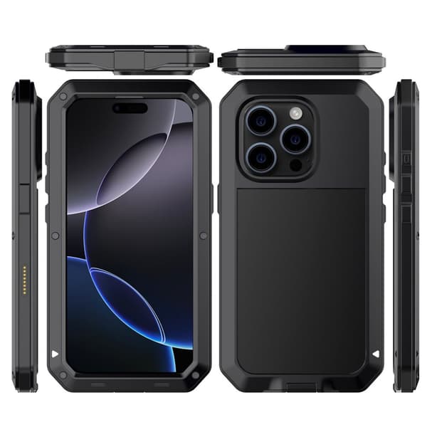 iPhone 16 Pro Max - Skyddande HEAVY DUTY Aluminium Skal