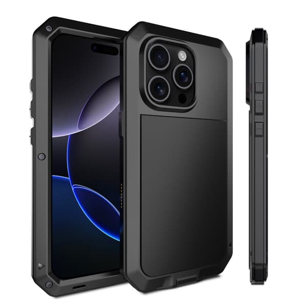 iPhone 16 Pro Max - Skyddande HEAVY DUTY Aluminium Skal