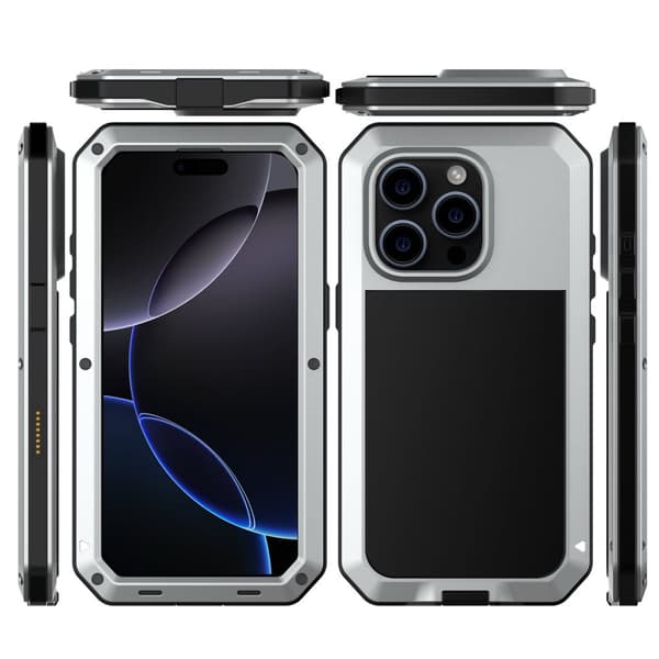 iPhone 16 Pro Max - Skyddande HEAVY DUTY Aluminium Skal