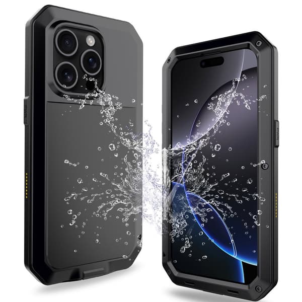 iPhone 16 Pro - Skyddande HEAVY DUTY Aluminium Skal